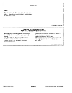 John Deere 1327 Impeller Mower Conditioners Technical manual