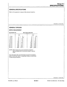 John Deere 1327 Impeller Mower Conditioners Technical service manual