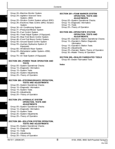 John Deere 6600 Self-Propelled Sprayers Technical manual