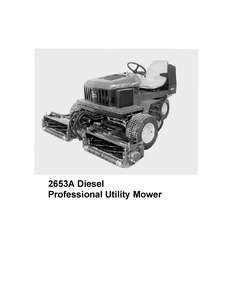 John Deere 2653A Diesel Professional Utility Mower Technical manual