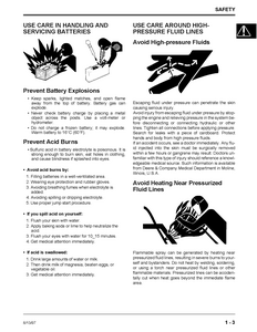 John Deere 2653A Diesel Professional Utility Mower Technical manual