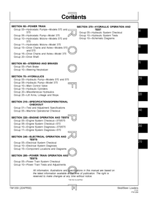 John Deere 575 Skid Steer Loaders Technical manual