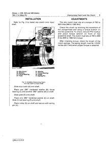 John Deere 466 Baler Drives Technical service manual