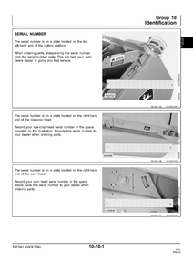 John Deere  Series Row Crop Heads Technical manual