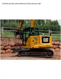 CATERPILLAR 308C MINI HYDRAULIC PARTS MANUAL CRW preview