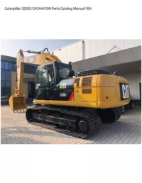 Caterpillar 320D2 EXCAVATOR Parts Catalog Manual YEA preview