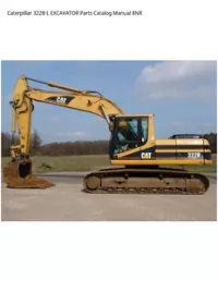 Caterpillar 322B L EXCAVATOR Parts Catalog Manual 8NR preview