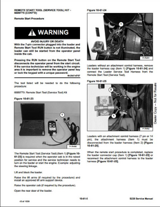Bobcat S220 Turbo Skid Steer Loader manual pdf