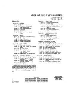 John Deere JD570A manual