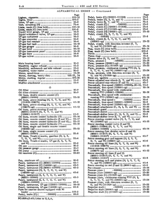 John Deere 430 Series Tractors Parts Catalog service manual