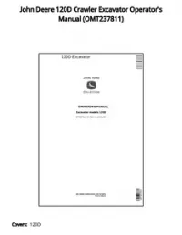 John Deere 120D Crawler Excavator Operator's Manual - OMT237811 preview