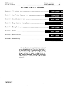 John Deere JD890 manual pdf