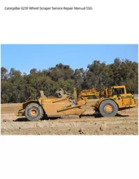 Caterpillar 623F Wheel Scraper Service Repair Manual 5SG preview