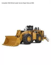 Caterpillar 994K Wheel Loader Service Repair Manual MRK preview