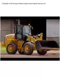 Caterpillar 914K Compact Wheel Loader Service Repair Manual L24 preview