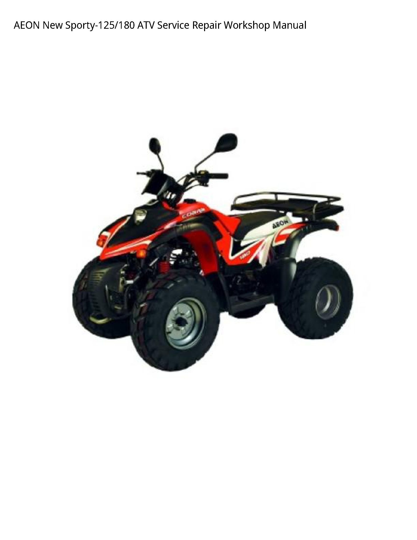 AEON Sporty-125 New ATV manual