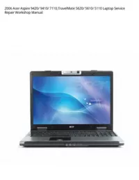 2006 Acer Aspire 9420/ 9410/ 7110 TravelMate 5620/ 5610/ 5110 Laptop Service Repair Workshop Manual preview