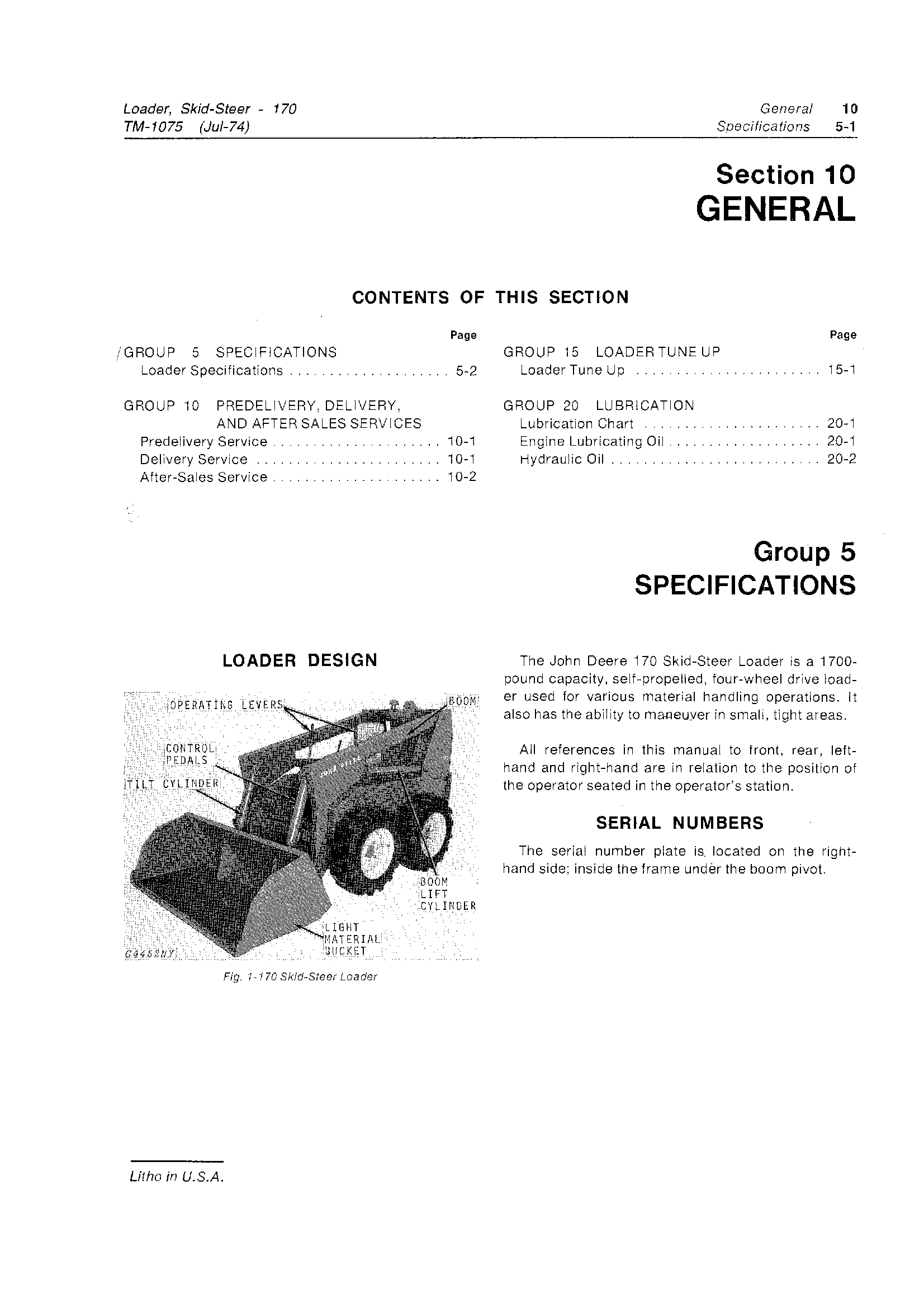John Deere 170 manual pdf