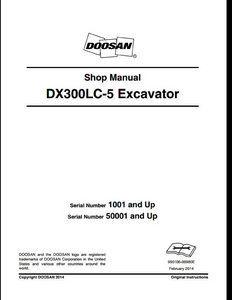 Doosan 450LC-V Solar Crawled Excavator manual