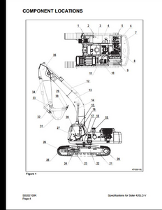 Doosan DX300LC-3 Crawled Excavator service manual