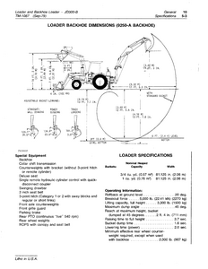 John Deere 300B Loader manual