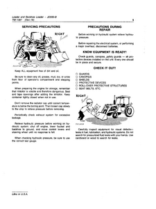 John Deere 300B Loader manual pdf