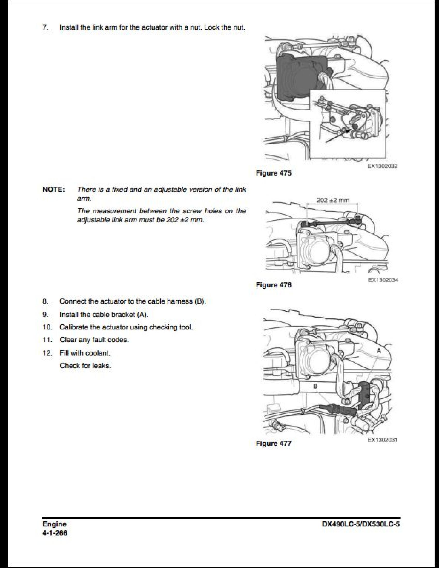 Doosan DX530LC-5 Crawled Excavator manual