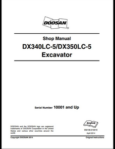 Doosan DX340LC-5 Crawled Excavator manual