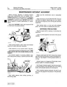 John Deere JD555 manual pdf