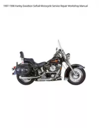 1997-1998 Harley Davidson Softail Motocycle Service Repair Workshop Manual preview