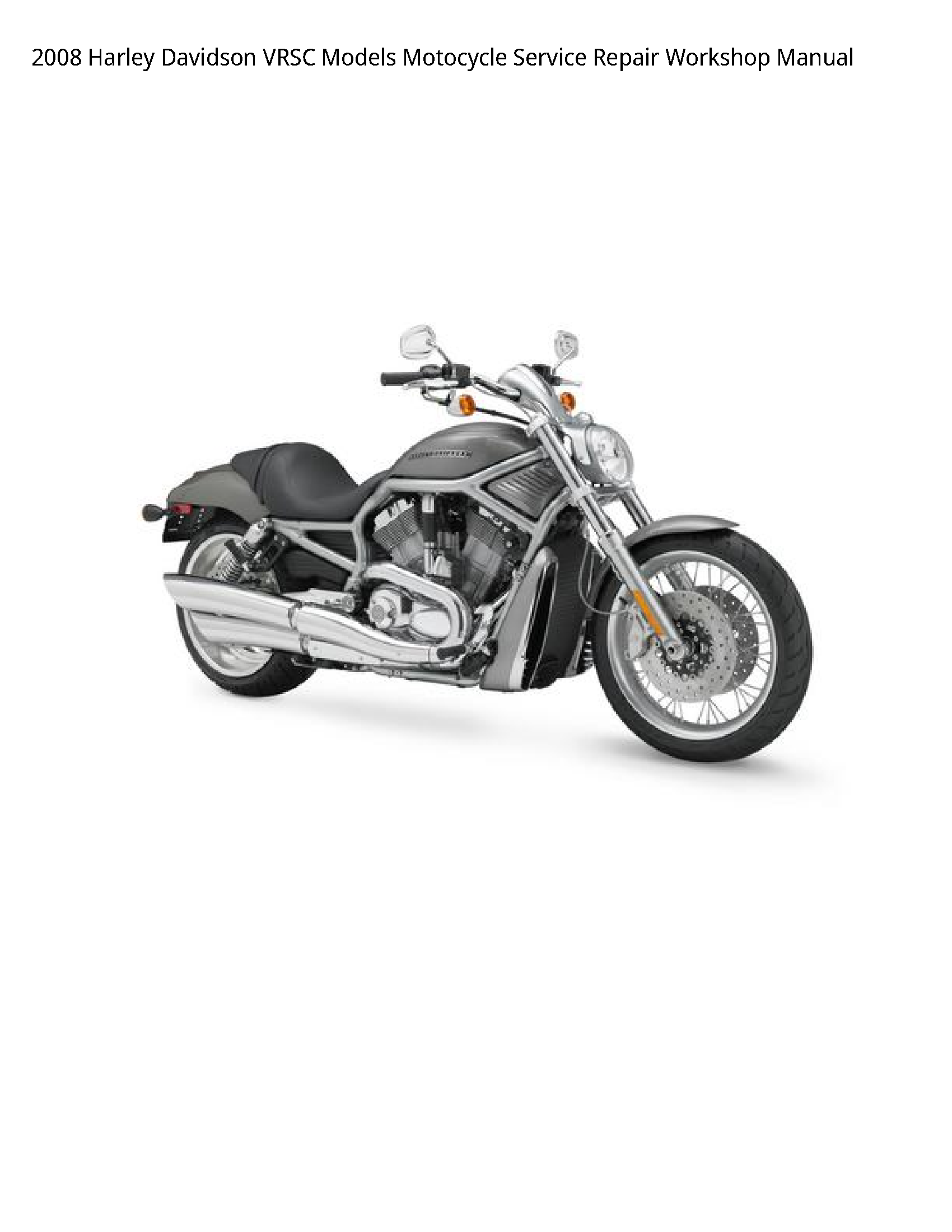 Harley Davidson VRSC Motocycle manual