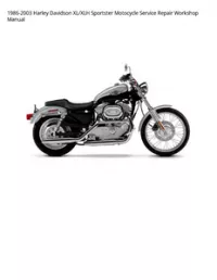 1986-2003 Harley Davidson XL/XLH Sportster Motocycle Service Repair Workshop Manual preview
