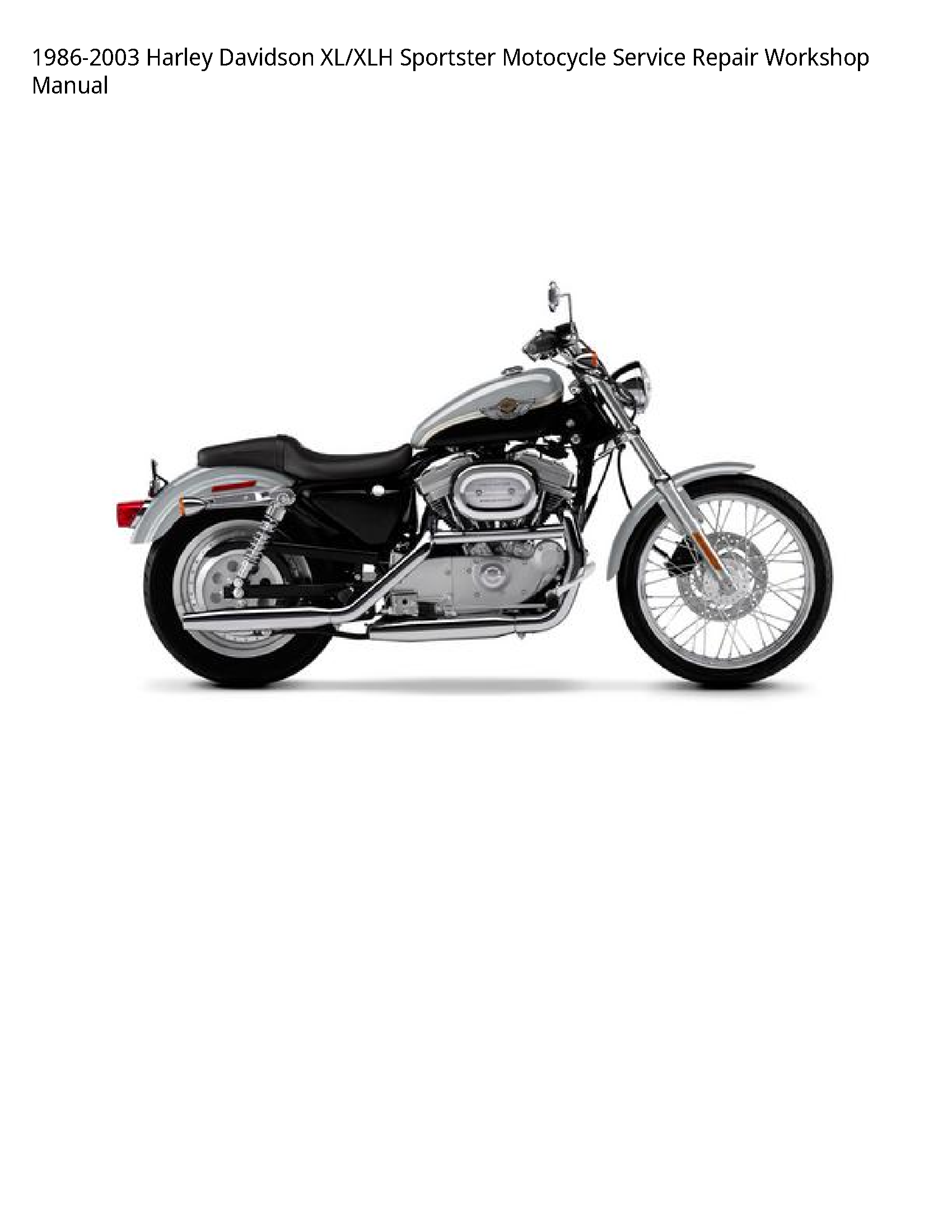 Harley Davidson XL/XLH Sportster Motocycle manual