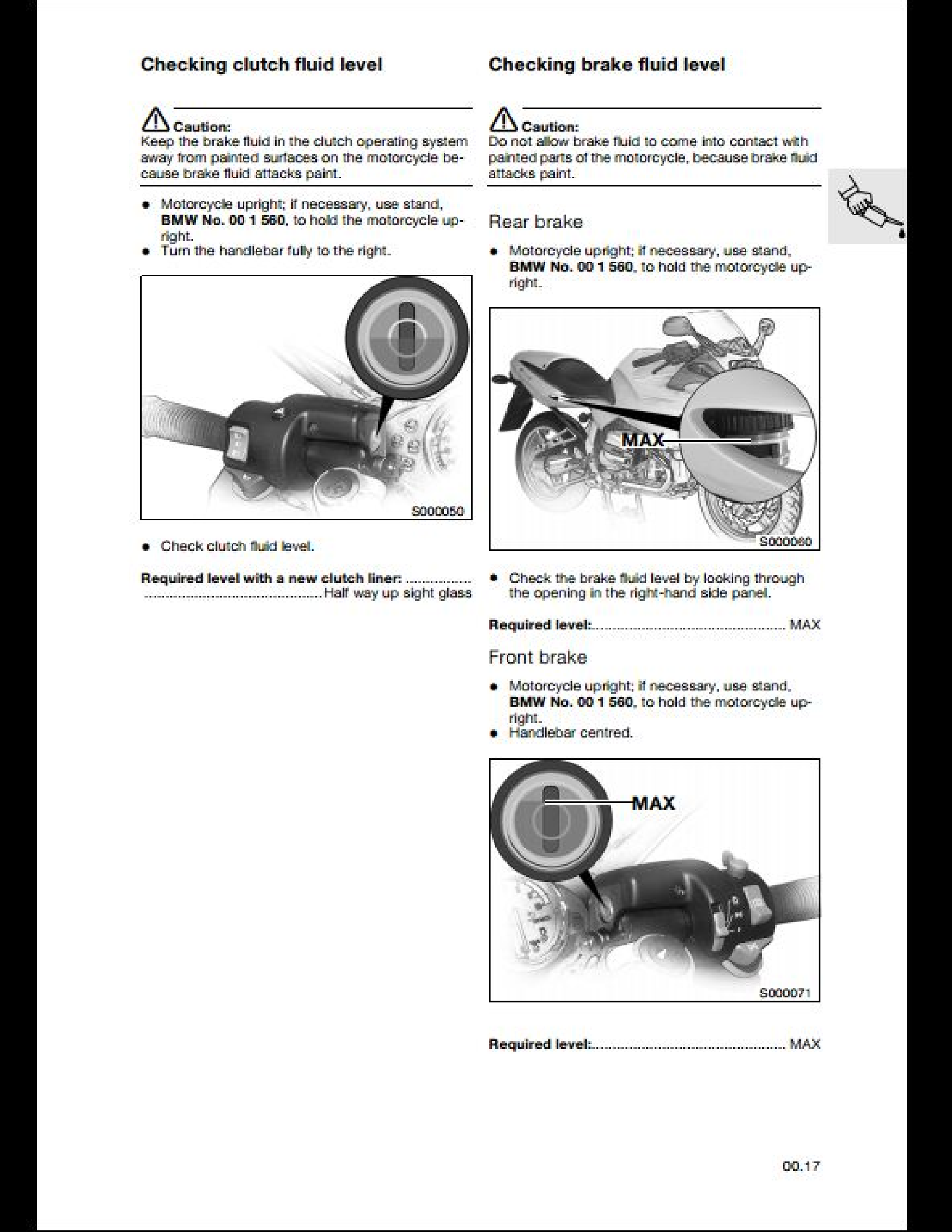 BMW R1100S Motorcycle manual