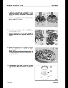 KOMATSU WB97R-5 Backhoe Loader manual pdf