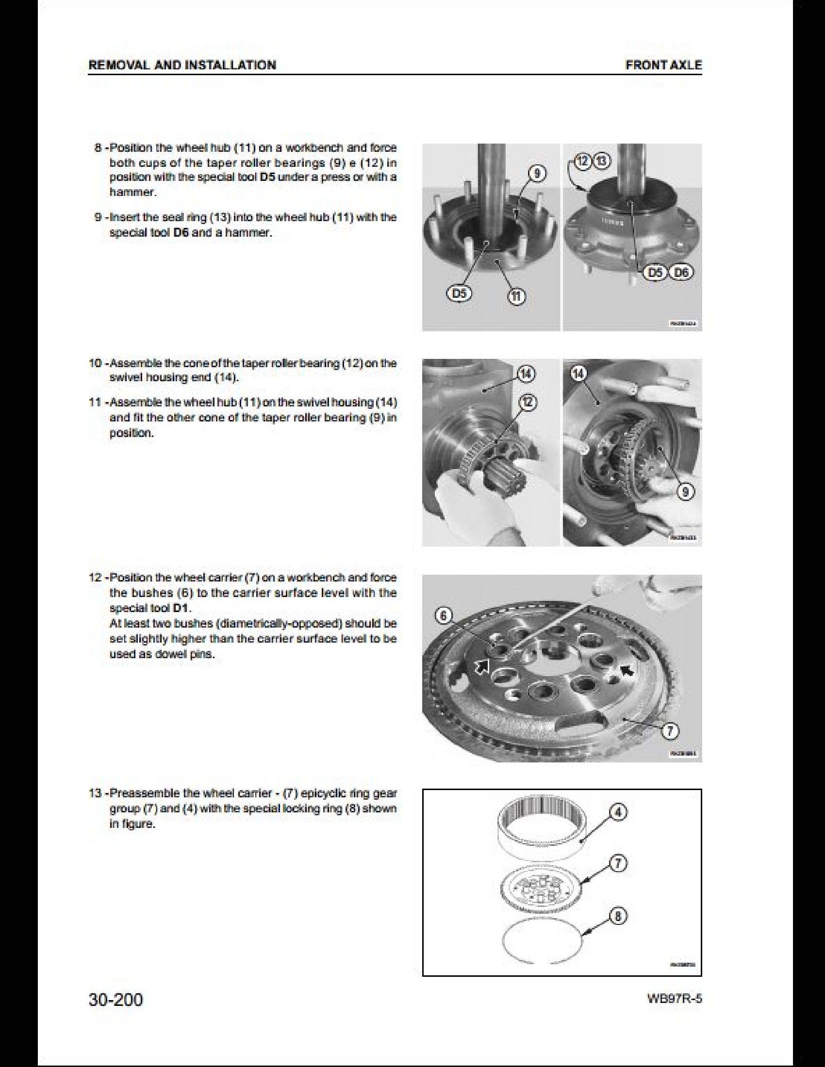 KOMATSU WB97R-5 Backhoe Loader manual