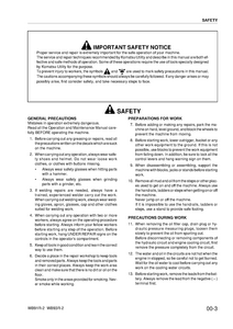 KOMATSU WB93R-2 avance Backhoe Loader manual pdf