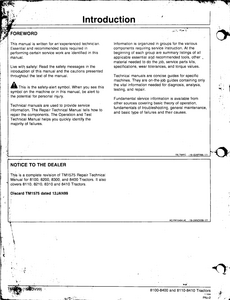 John Deere 8100 manual