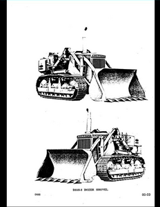KOMATSU D55S-3 Bulldozer service manual