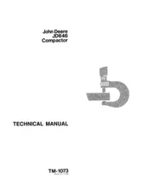 John Deere JD646 Compactor Technical Repair Service Manual -TM1073 preview