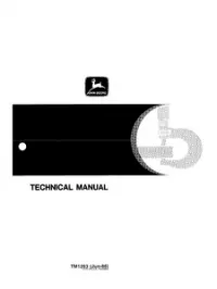 John Deere 890A Excavator Technical Repair Service Manual -TM1263 preview