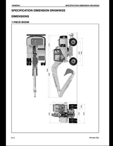 KOMATSU PW160-7E0 Hydraulic Excavator service manual
