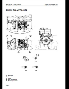 KOMATSU PW130ES-6K Hydraulic Excavator manual pdf