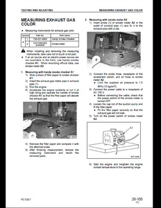 KOMATSU PC130-7 Hydraulic Excavator manual pdf