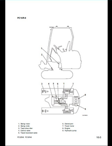 KOMATSU PC15R-8 Hydraulic Excavator manual pdf