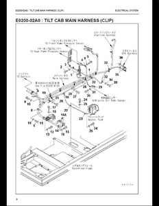 KOMATSU PC05-6F Hydraulic Excavator High Reach Demolition Machine Parts manual pdf