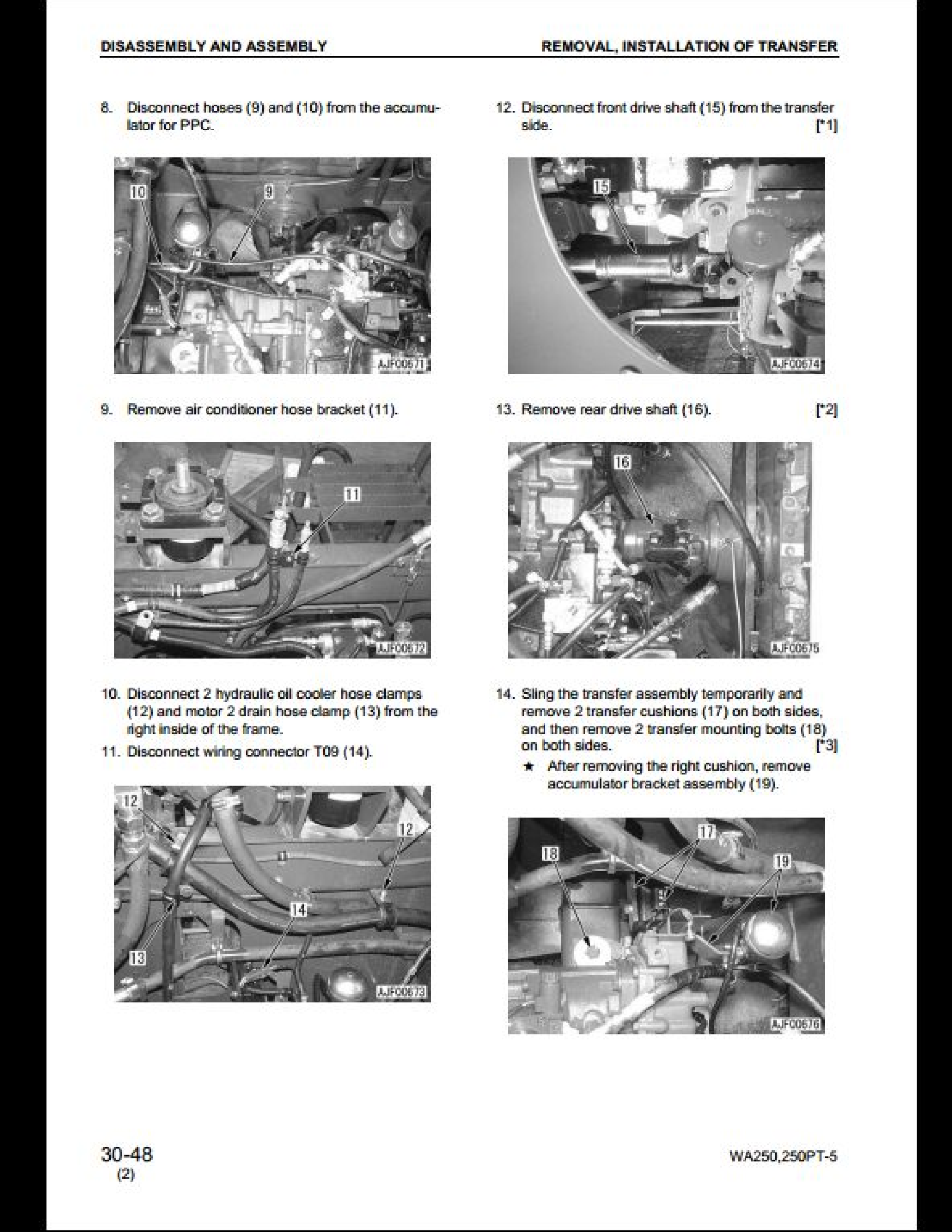KOMATSU WA250PT-5H Wheel Loader manual