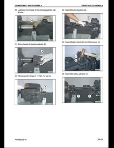 KOMATSU PW220-7K Wheeled Excavators manual pdf