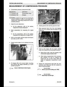 KOMATSU PW160-7H Wheeled Excavators manual pdf