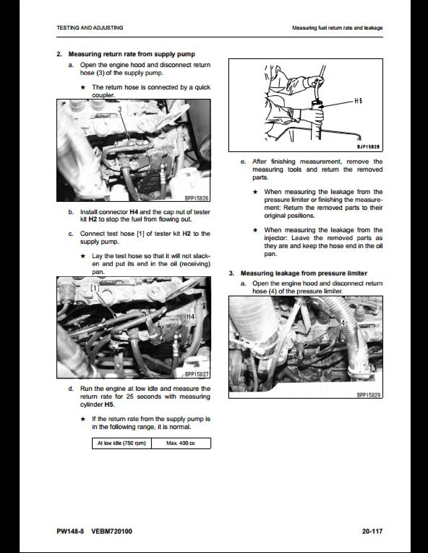 KOMATSU PW148-8 Wheeled Excavators manual